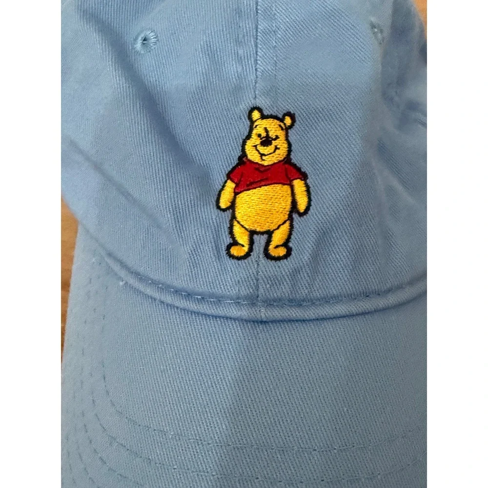 Disney Winnie the Pooh Kids Baseball Cap Light Blue Embroidered Hat SHA6364